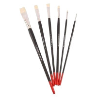 Пензель Синтетика плоска, Milk 1108B, № 0, довга ручка KOLOS