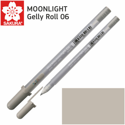 Ручка гелевая Gelly Roll MOONLIGHT 06, Серый светлый, Sakura (XPGB06441)