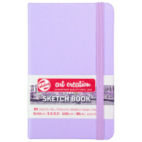 Скетчбук для графики Art Creation 140 г/м2, 9х14 см, 80 л Pastel Violet