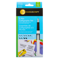 Набор для каллиграфии 5 Nib Calligraphy Set (5 пера, 2 картриджа) Manuscript