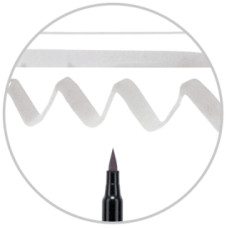 Маркер-кисточка акварельные KOI, Серый холодный светлый (153), Sakura