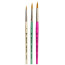 Кисть Синтетика круглая ДЛЯ ДЕКОРА, HOBBY CRAFT, 00, короткая ручка ROSA TALENT