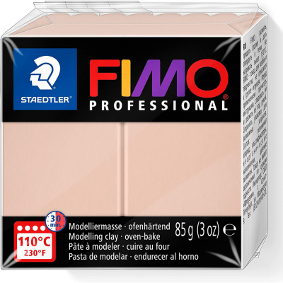 Пластика professional, розовая, 85г, Fimo