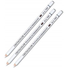 Набір олівців для рисунку, Білий олійний, м’який, 3 шт Cretacolor (57446161)