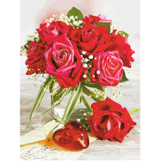 Холст на картоне с контуром, Натюрморт №36, 30х40, хлопок, акрил, ROSA START (GPA283236)