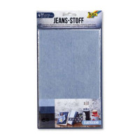 Набор самоклеющейся ткани Джинс 5 шт 17х27 см Folia