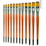 Кисть Синтетика плоская, Carrot 1097F, №16, короткая ручка  KOLOS