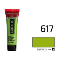 Краска акриловая AMSTERDAM, (617) Желтовато-зеленый, 20 мл, Royal Talens