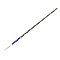 Кисть Щетина круглая, 411, №1, длинная ручка ROSA Studio