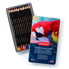Набор карандашей цветных 12 шт Chromaflow Derwent арт 2305855