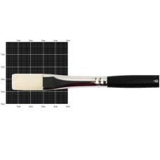 Кисть Синтетика плоская удлиненная, Milk 1108F, № 6, короткая ручка KOLOS