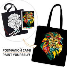 Набор сумка-раскраска, хлопок 240 г/м2, 38х42 см, ROSA Talent