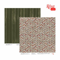 Бумага для скрапбукинга „Year's magic“ 5, двухсторонняя, 30,48х30,48 см, 200 г/м2, ROSA TALENT