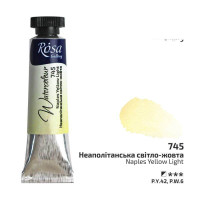 Фарба акварельна, Неаполітанська світло-жовта, туба, 10 мл, ROSA Gallery