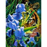 Холст на картоне с контуром, Животные №12, 30х40, хлопок, акрил, ROSA START (GPA284121)