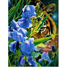 Холст на картоне с контуром, Животные №12, 30х40, хлопок, акрил, ROSA START (GPA284121)