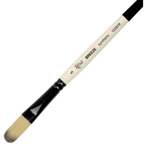Пензель Синтетика овальна, BREEZE 1226FR, №5, коротка ручка ROSA 1226FR05 
