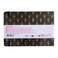 Блокнот для графіки Talens Art Creation, А5 (14,8*21 см), 140г/м2, 80л, Art deco, Royal Talens
