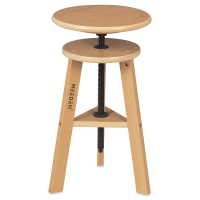 Деревянный стул с регулируемой высотой 30 см бук MEEDEN