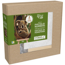 Набор картина по номерам Коала, 15x20 см, с мольбертом ROSA START