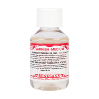 Лак дамарний глянцевий з захистом від УФ, 100 мл, Renesans