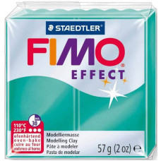 Пластика Fimo Effect Зеленая полупрозрачная 57 г