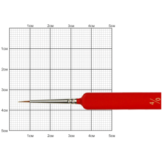 Кисть Колонок круглый, Nail art 3009L, № 4/0, короткая ручка KOLOS