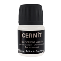 Лак для пластики на водній основі, глянцевий, 30 мл