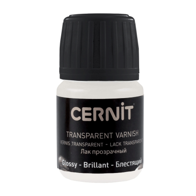 Лак для пластики на водной основе, глянцевый, 30 мл.