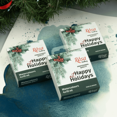 Набір акварельних фарб Special Edition №3 4×10 мл картон ROSA Gallery Набір акварельних фарб Special Edition №3 4×10 мл картон ROSA Gallery