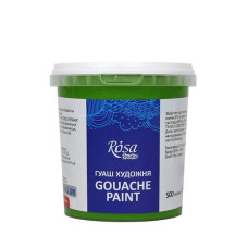 Фарба гуашева, Зелена світла, 500 мл, ROSA Studio