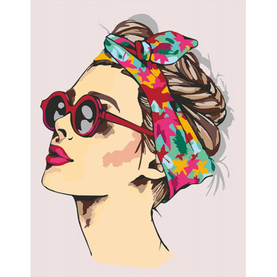 Набір-стандарт, техніка акриловий живопис за номерами, "Grace", ROSA START