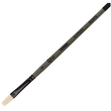 Кисть Синтетика овальная, TERRA 1608FR, №2, длин ручка ROSA 1608FR02