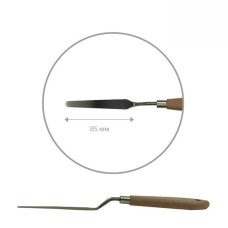 Мастихін ROSA Studio 11907 прямокутний, довжина 8,5 см, ст,код1023