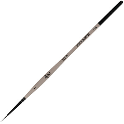 Пензель Мікс білка кругла, FLOW 138, № 1, к.р. ROSA