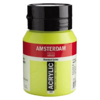 Краска акриловая AMSTERDAM, (243) Зелено-желтый, 500 мл, Royal Talens