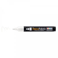 Маркер для розпису тканин, Білий, односторонній, 223, DecoFabric, Marvy (22300000)
