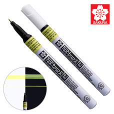 Маркер Pen-Touch Жовтий, флуоресцентний, тонкий (EXTRA FINE) 0.7 мм, Sakura (XPSKA302)