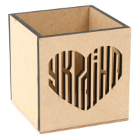 Стакан Украина, МДФ, 10х10х10 см, ROSA TALENT (240802)