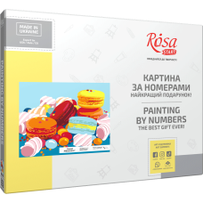 Картина по номерам Sweet Macaroons 35x45см в коробке ROSA START