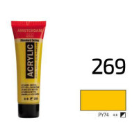 Краска акриловая AMSTERDAM, (269) AZO Желтый средний, 20 мл, Royal Talens