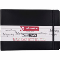 Блокнот для графіки та каліграфії у крапку Talens Art Creation DOTS 80г/м2, 21х15 см, 80л, чорний, Royal Talens (9314405M)