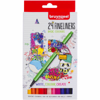 Набор лайнеров FINELINER, 24 цв Bruynzeel