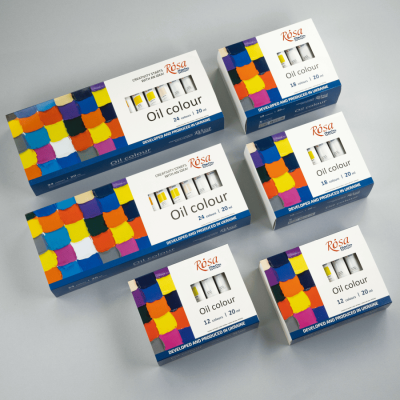 Набір олійних фарб 18×20 мл блістер ROSA Studio