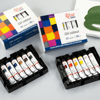 Набір олійних фарб 12×20 мл ROSA Studio