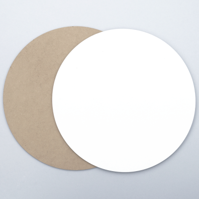 МДФ ґрунтований круглий 30 см, ROSA Studio акриловий ґрунт