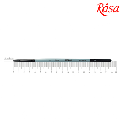 Пензель синтетика плоска серії STREAM 134 № 3