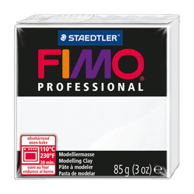 Пластика Professional, Белая, 85г, Fimo