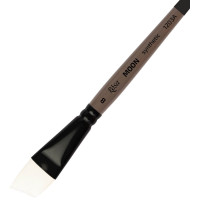 Пензель Синтетика кутова, MOON 1203A, №8, коротка ручка ROSA 1203A08 