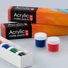 Набор акриловых красок Art матовый 6x10мл Arteo